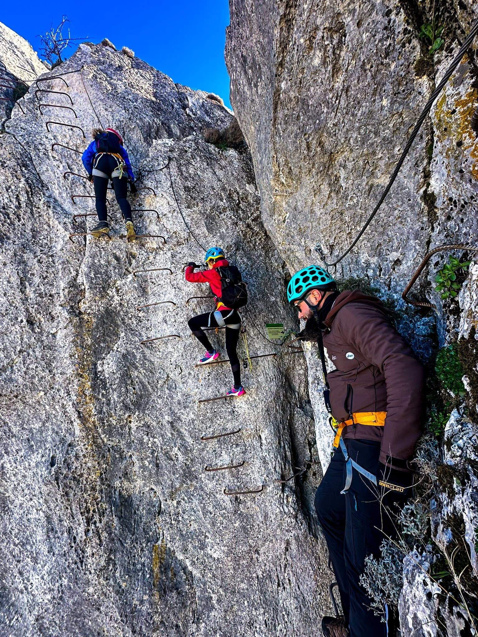 Via ferrata trasa Andalūzijos kalnuose